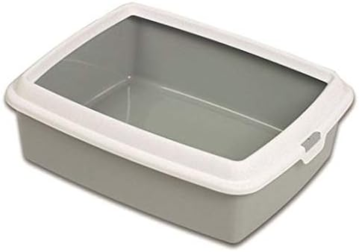Hydra Mini Cat Litter Tray with frame - 43 x 31 x 12 cm/Mix Colors