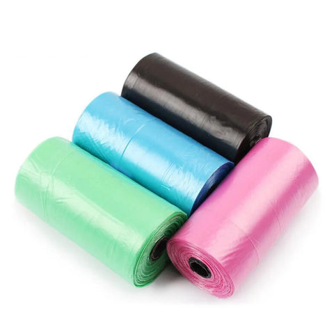 Value Poo Bags Roll – assorted colors 4 Rolls