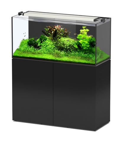 Aquaview 120 Aquarium + Cabinet 278L 2WD Black