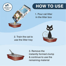 Happy Cat Bentonite Dust Free Clumping Cat Litter - Wonderful Lavender Scent - 5L