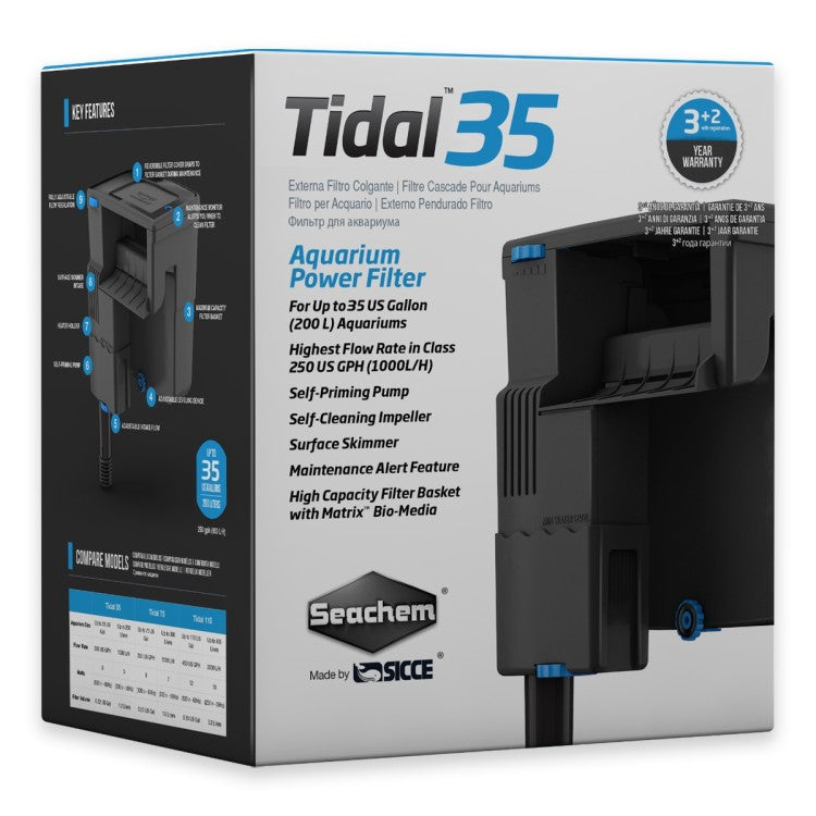 Seachem Tidal 35 Hang on Filter
