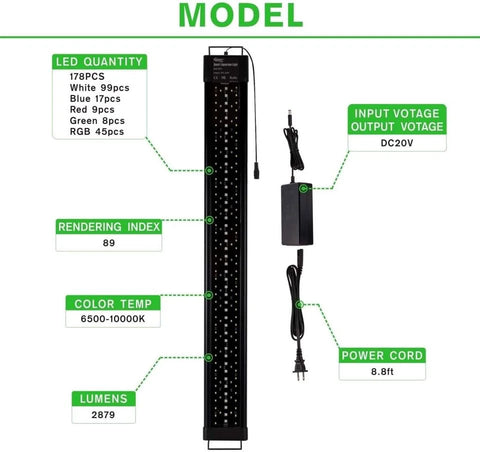 Hygger Full Spectrum LED Light